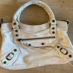 Balenciaga “The First” Leather Handbag